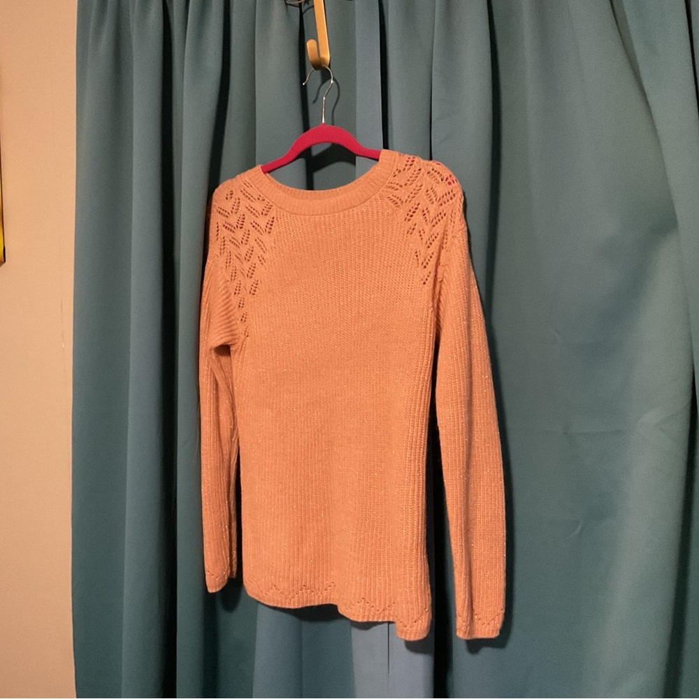 St. John's Bay Women's Sweater in Soft Peach
